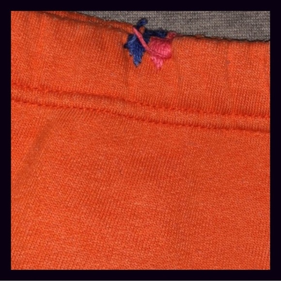 Vintage Victorias Secret PINK Orange Embroidered Matching Set Size Medium - Picture 12 of 16